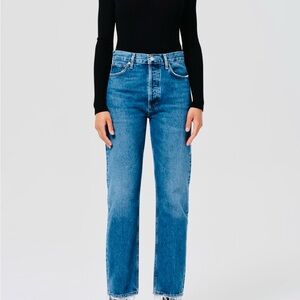 Agolde 90’s Pinch Waist High Rise Straight Jeans